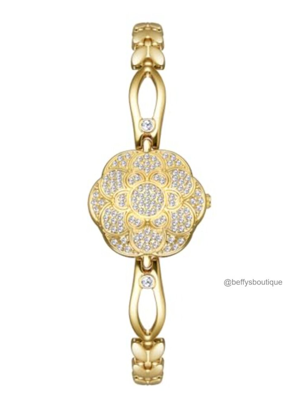Elegant Women's Watch Flower Diamond Flip Fashion Luxury Bracelet Dress Watch